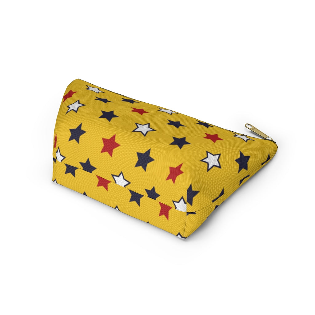 Starry Yellow Accessory Pouch