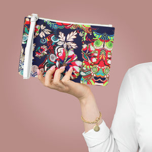 Ink Floral Pop Clutch Bag