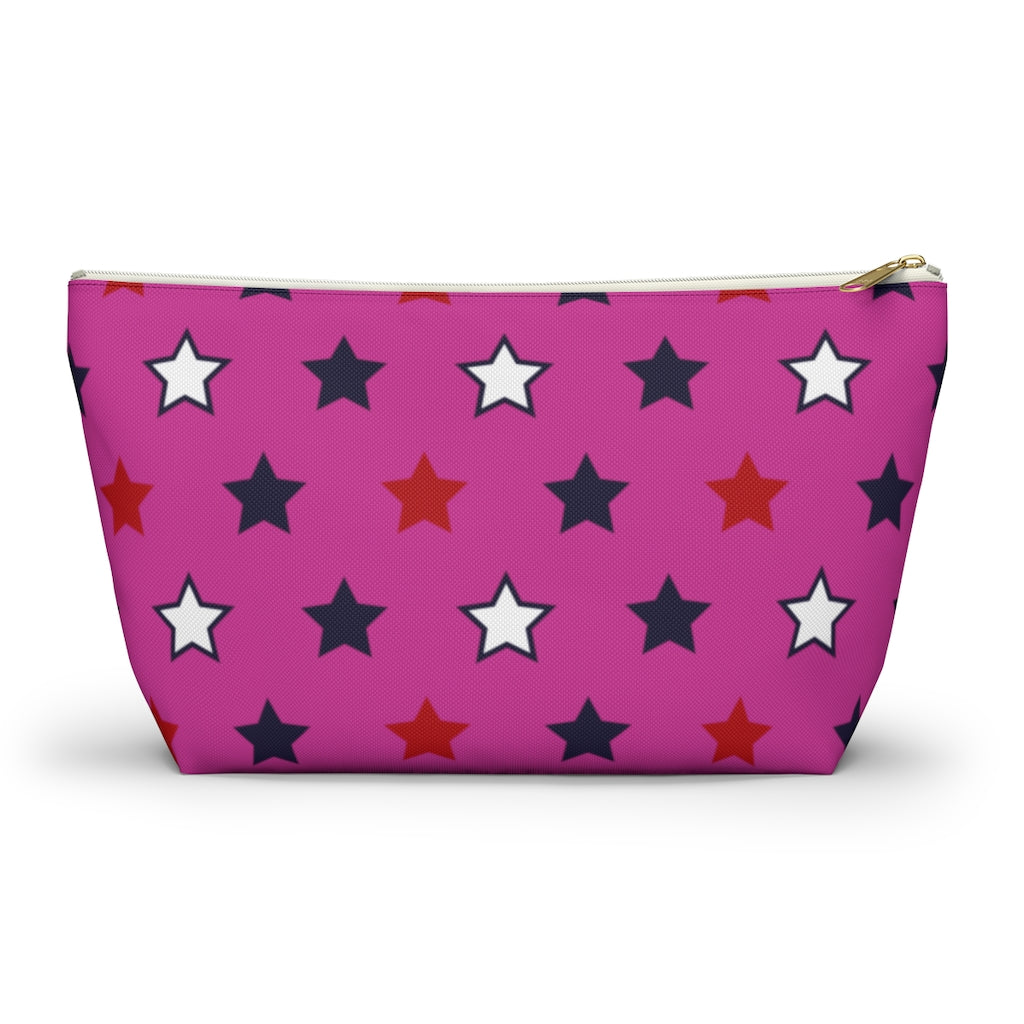 Starry Magenta Accessory Pouch