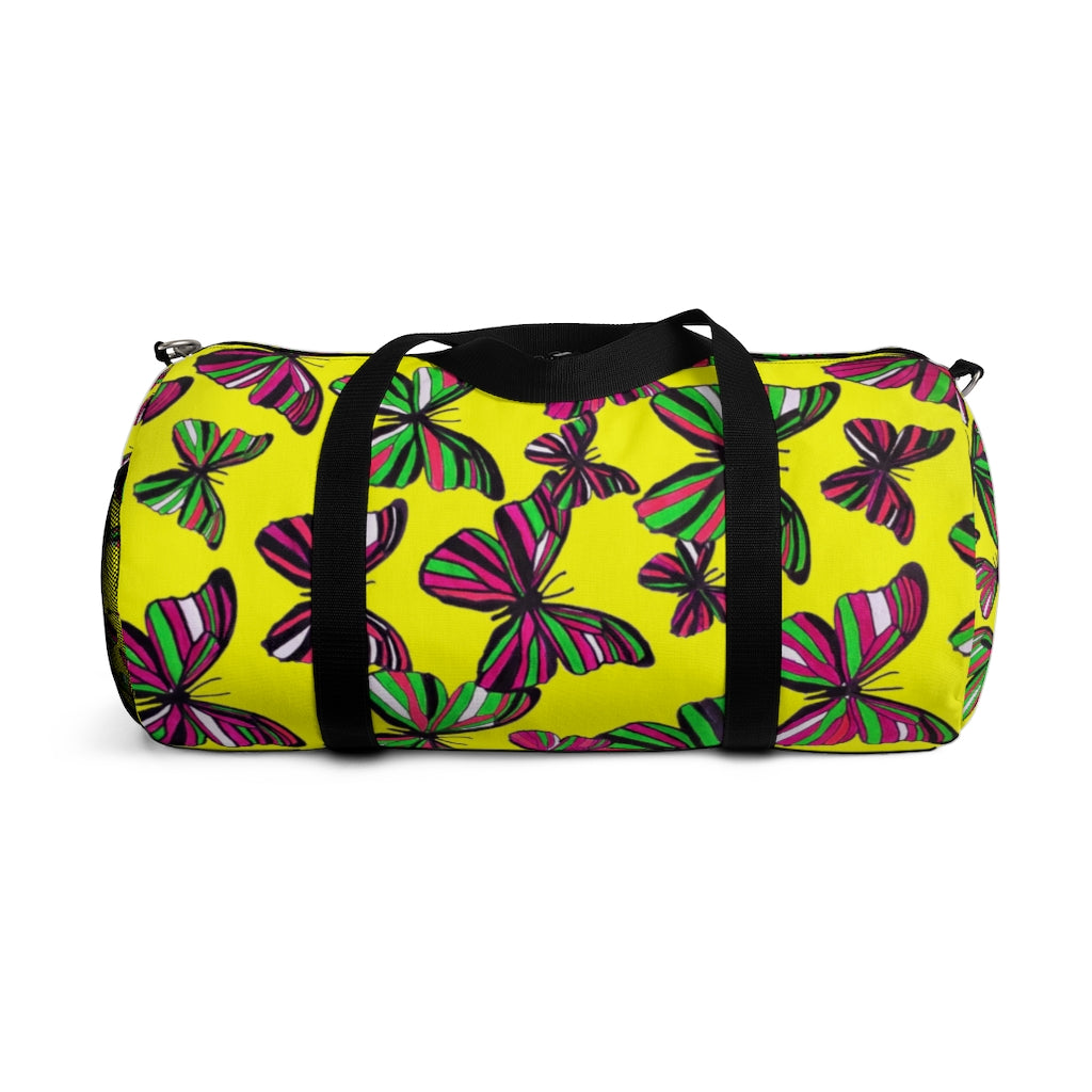 Butterflies Canary Duffel Bag