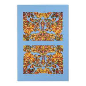 Artsy Floral Sky Area Rug