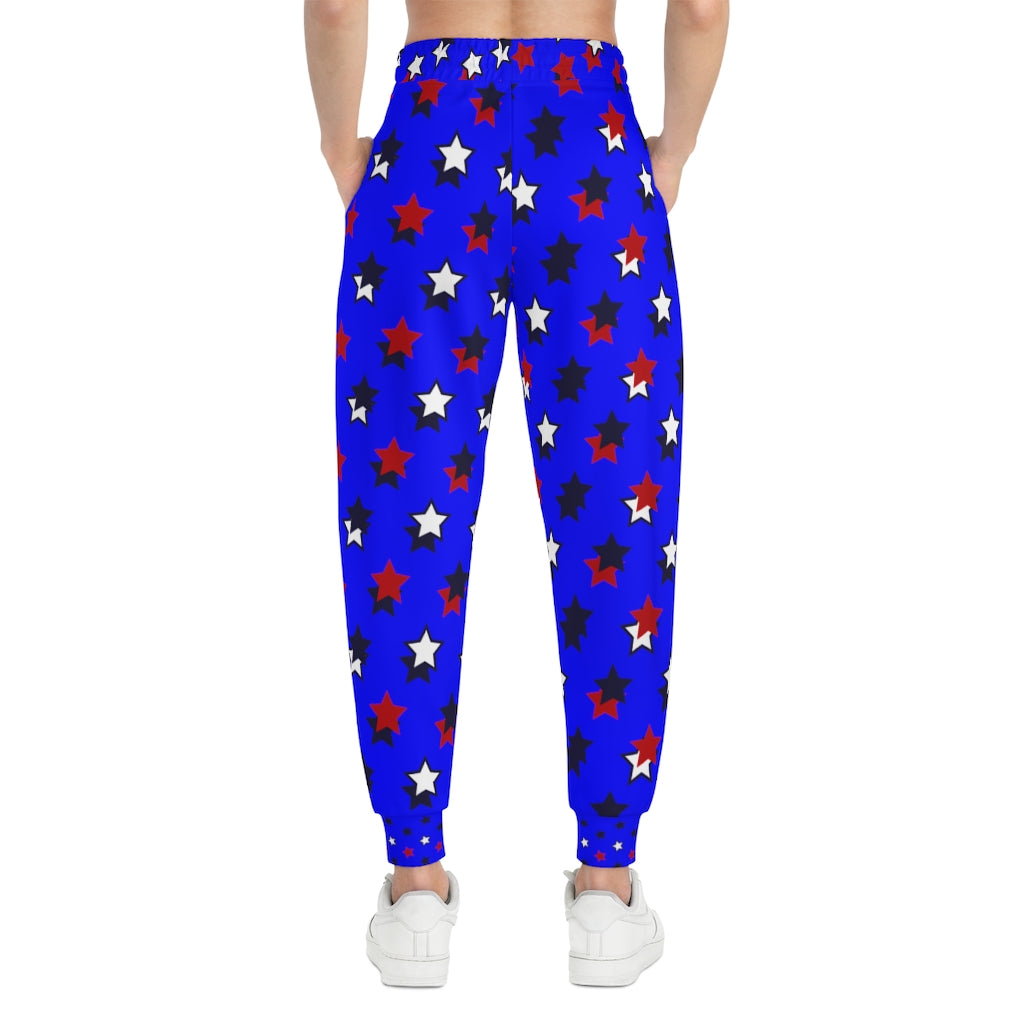 Unisex AOP Starry Electric Blue Joggers