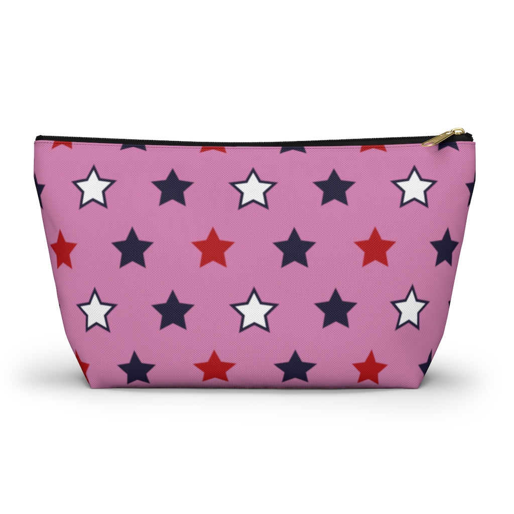 Starry Pink Accessory Pouch