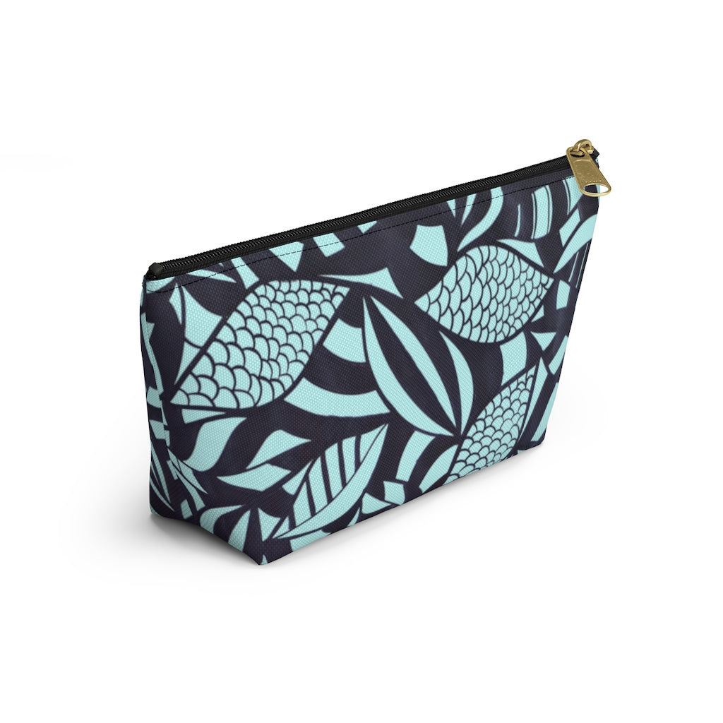 Icy Tropical Minimalist Accessory Pouch