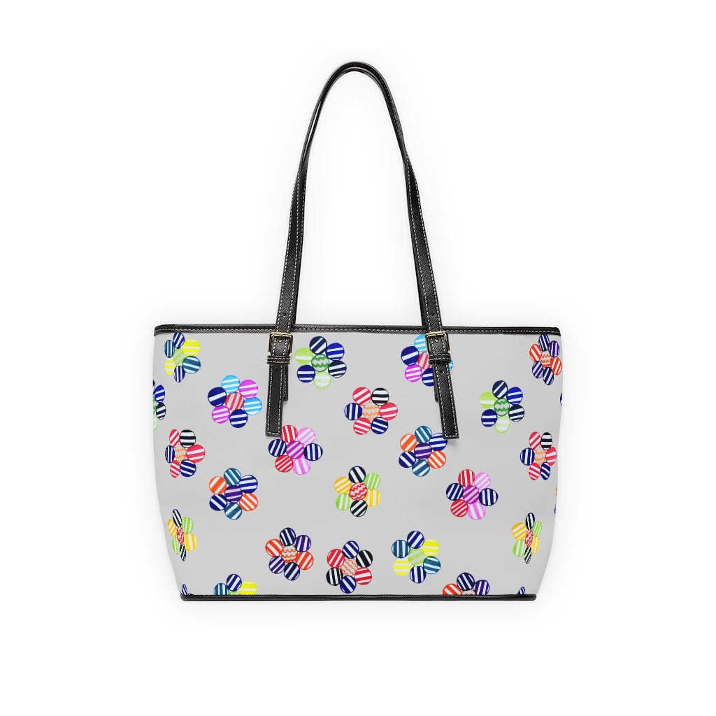 slate multi colour candy florals totebag
