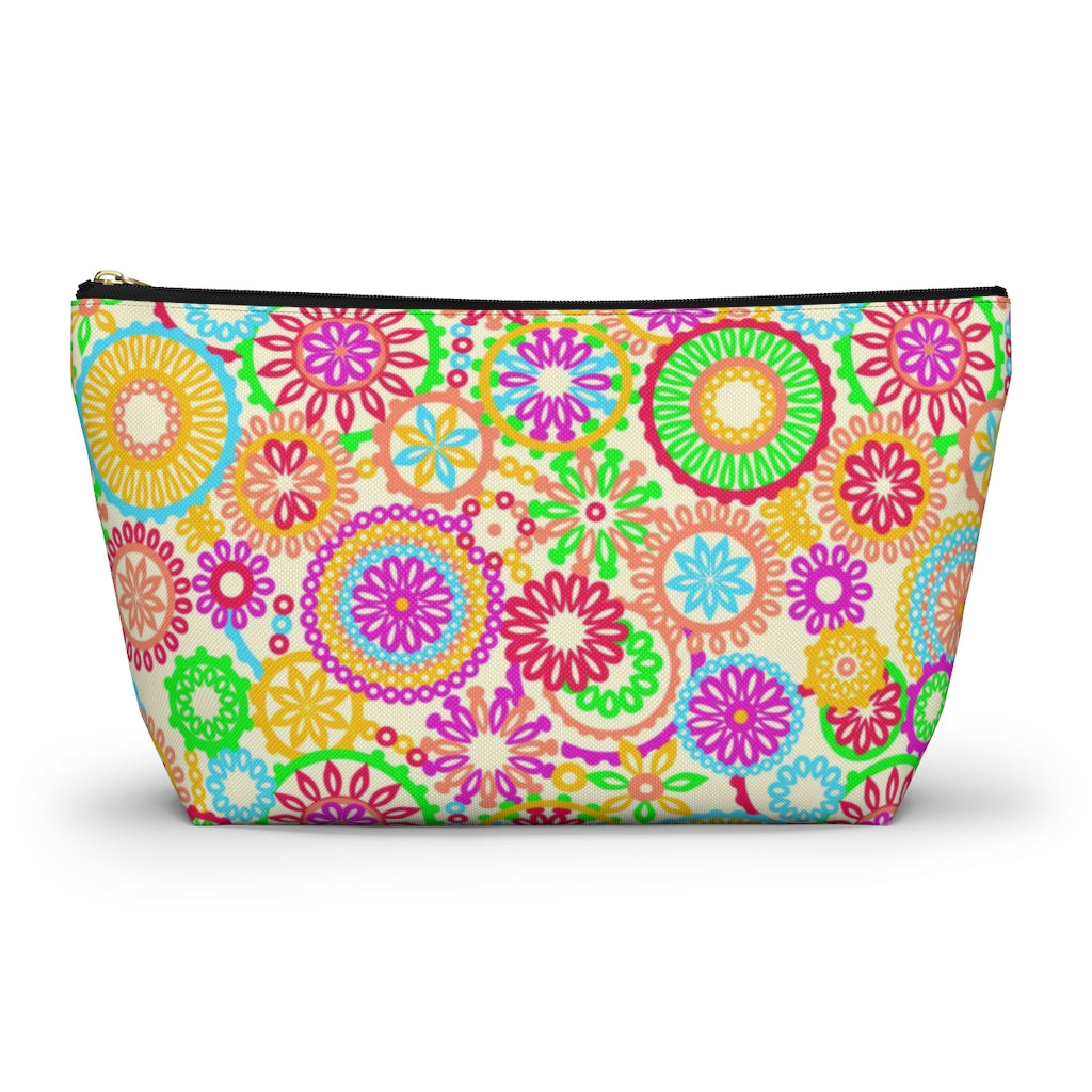 The 70's Vibe Lemon Accessory Pouch