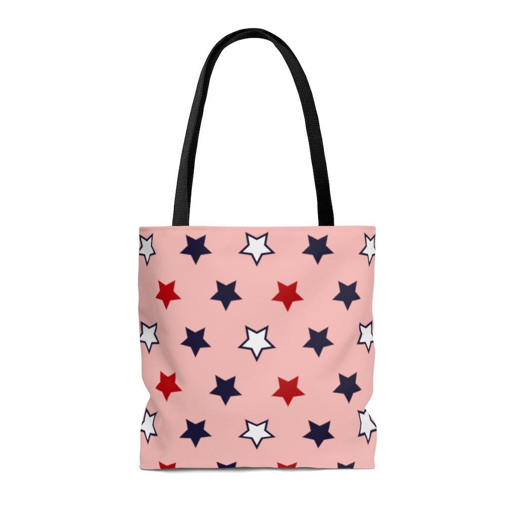 AOP Star Girl Blush Tote Bag