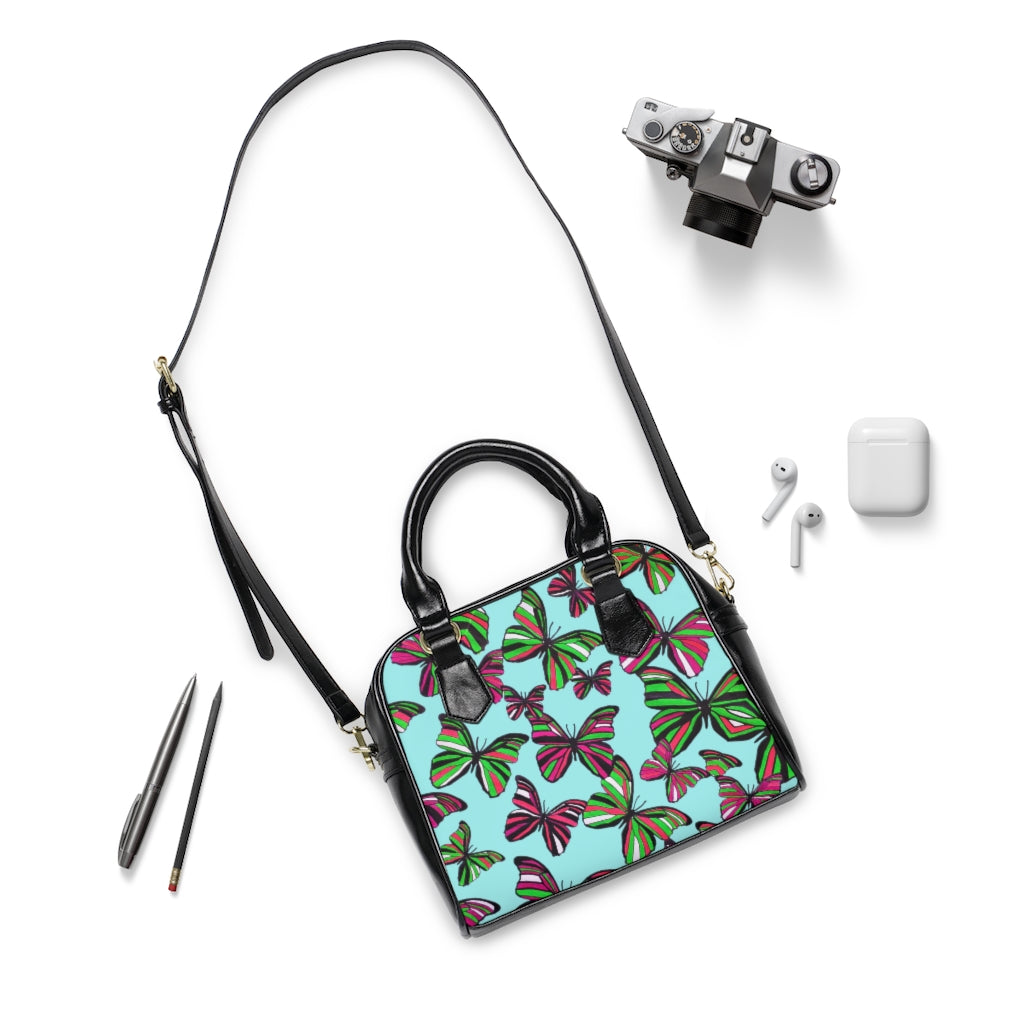 Icy Butterflies AOP Handbag