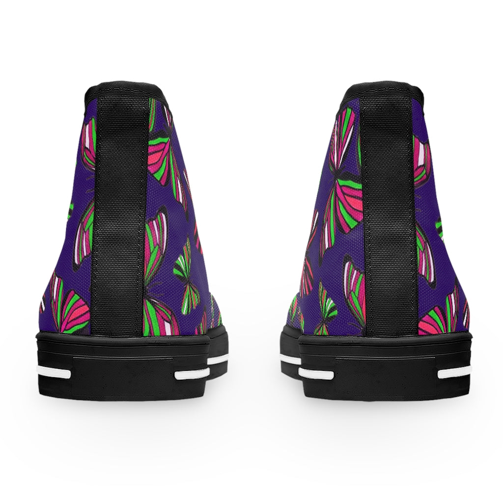 Ink Butterflies Women's High Top Sneakers