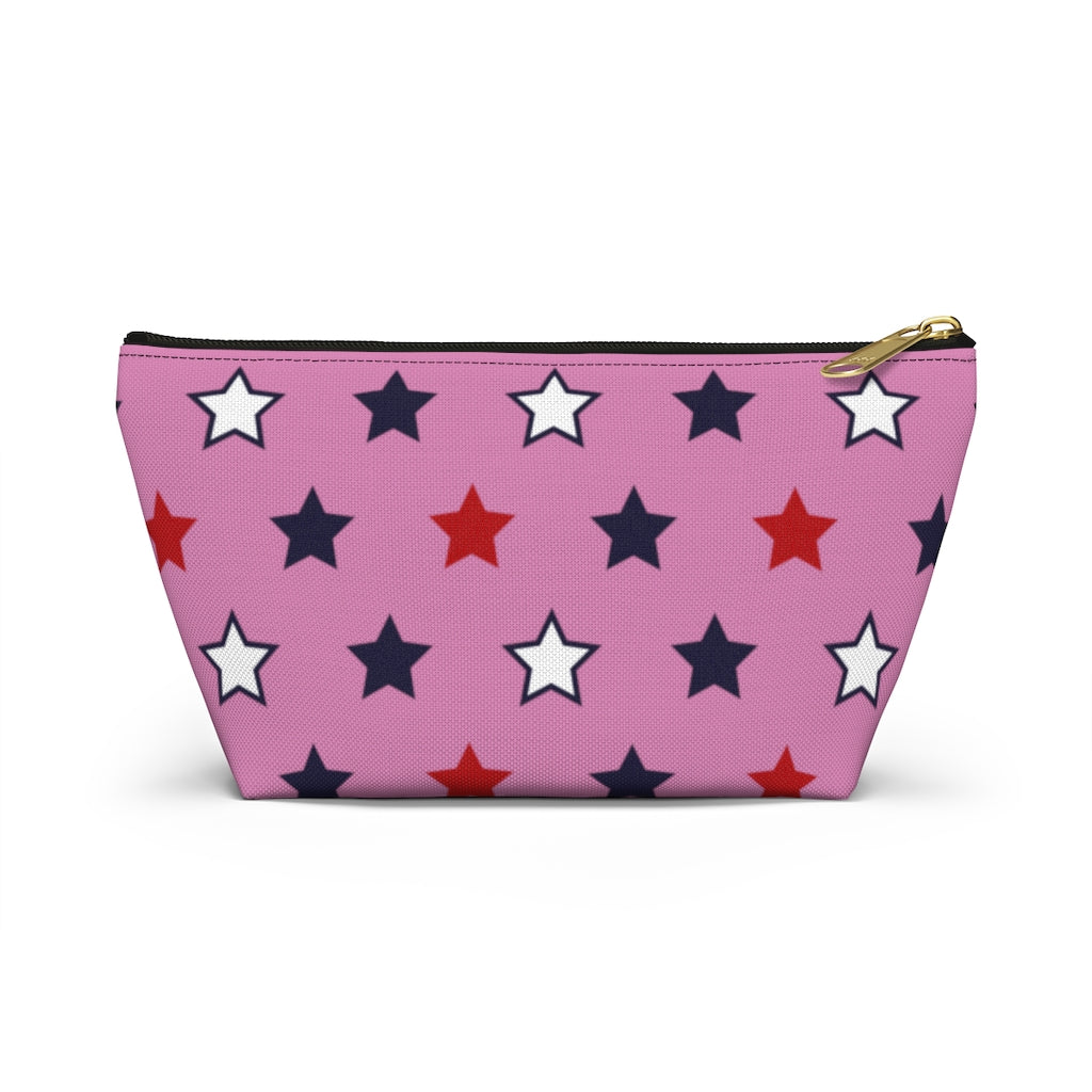 Starry Pink Accessory Pouch