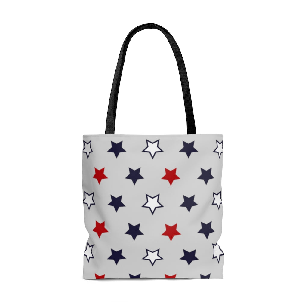 AOP Star Girl Slate Tote Bag