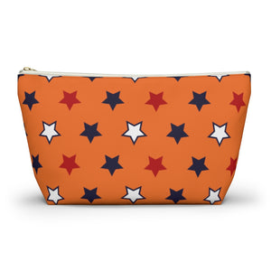 Starry Orange Accessory Pouch