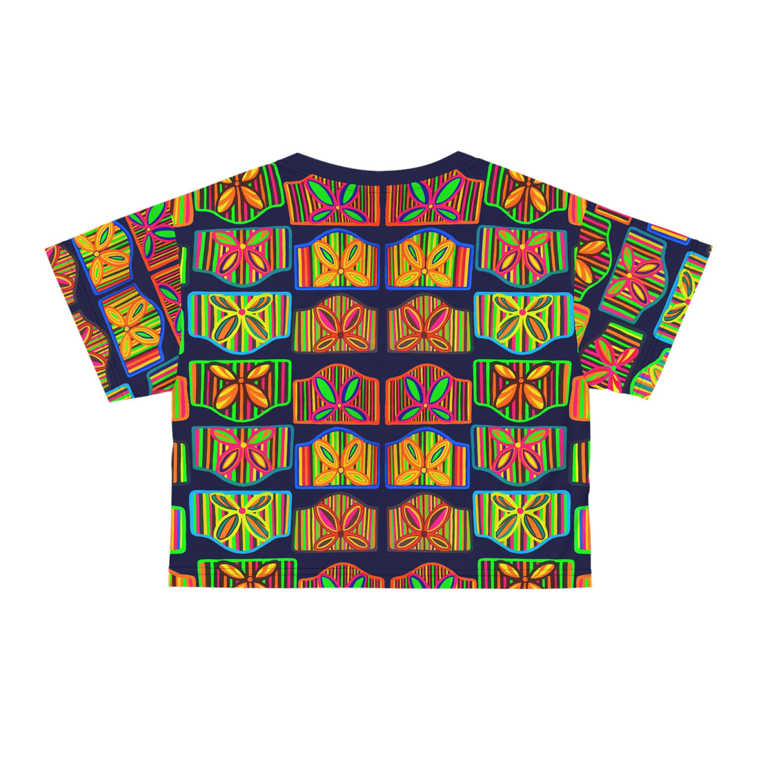 Ink Deco Print AOP Crop Tee