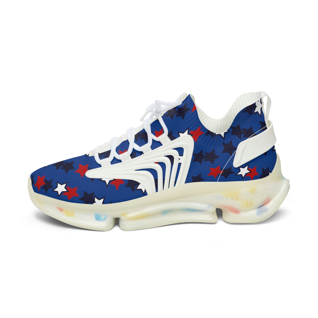 Royal Blue Stargirl OTT Women's Mesh Knit Sneakers