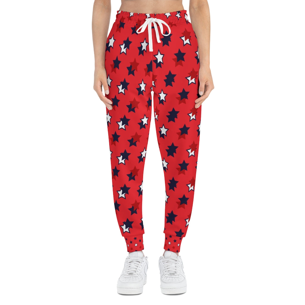 Unisex AOP Starry Red Joggers