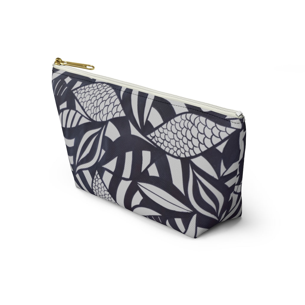 Slate Tropical Minimalist Accessory Pouch