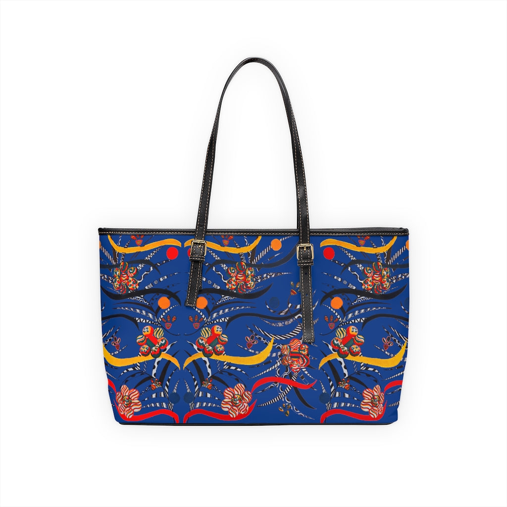 Blue Wilderness PU Leather Shoulder Bag