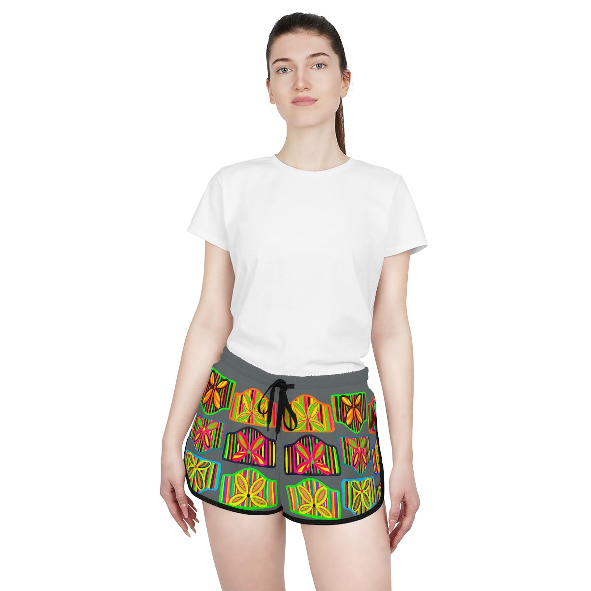 Ash Deco Print Relaxed Shorts