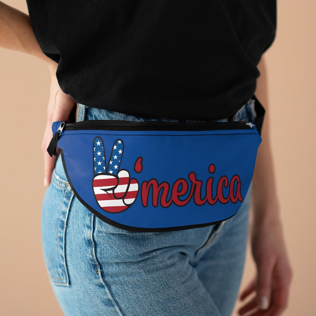 All American Royal Blue Fanny Pack