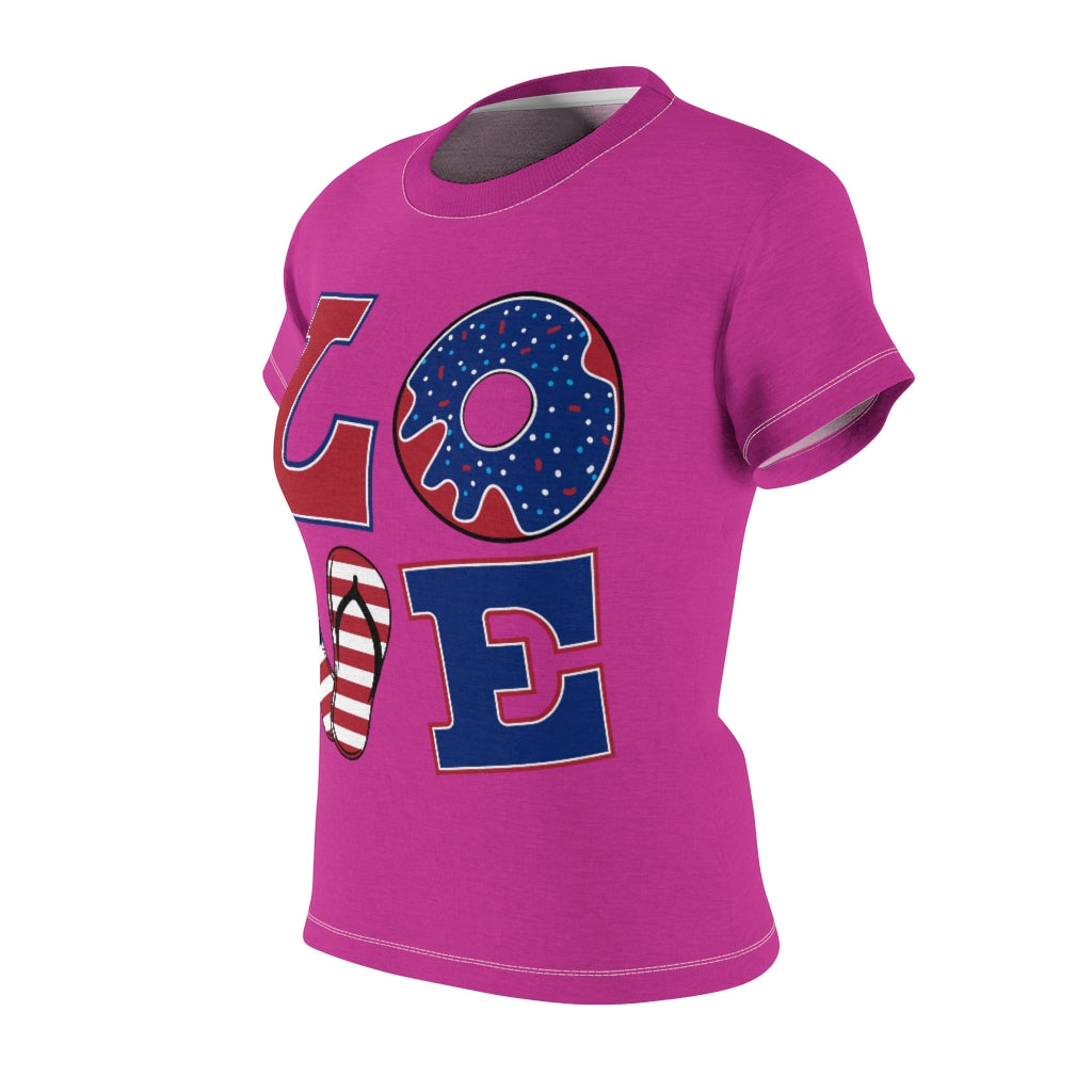 L.O.V.E. 'merica Magenta T-Shirt