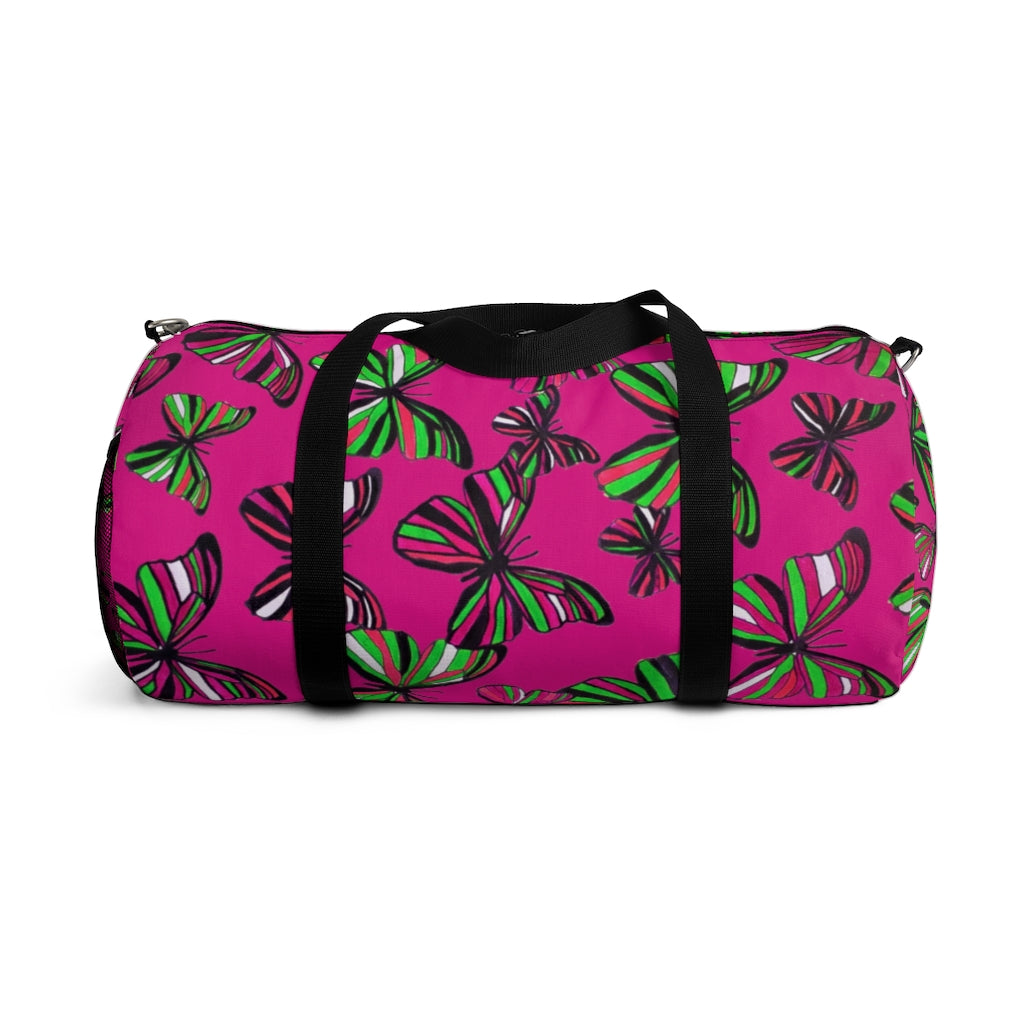 Butterflies Rose Duffel Bag