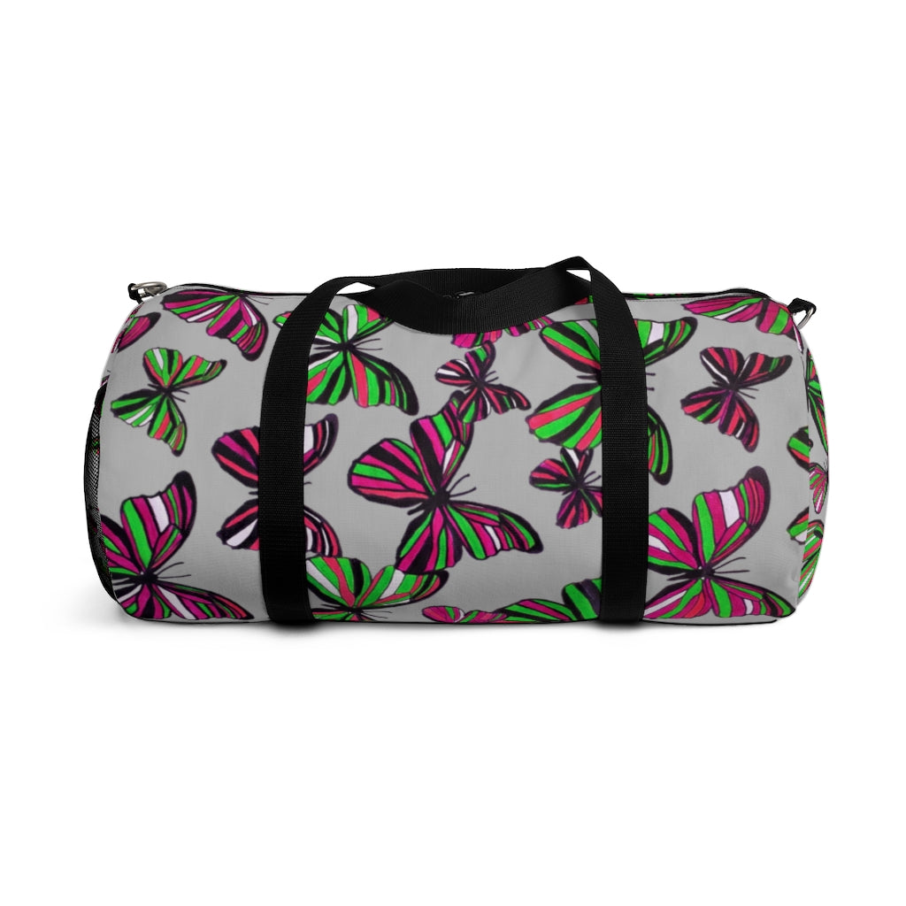 Butterflies Slate Duffel Bag