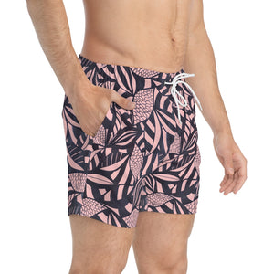blush tropical printed men's swimming trunks & swimming shorts by labelrara