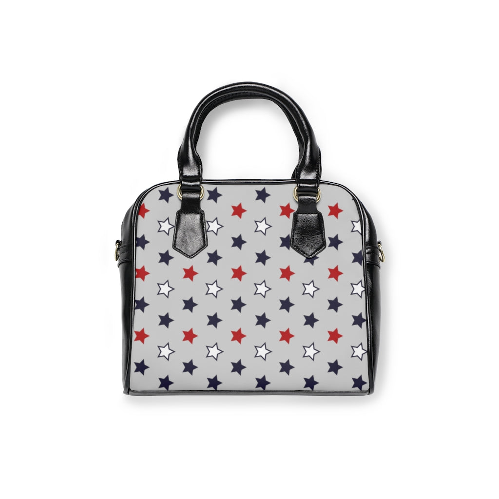 slate star print handbag