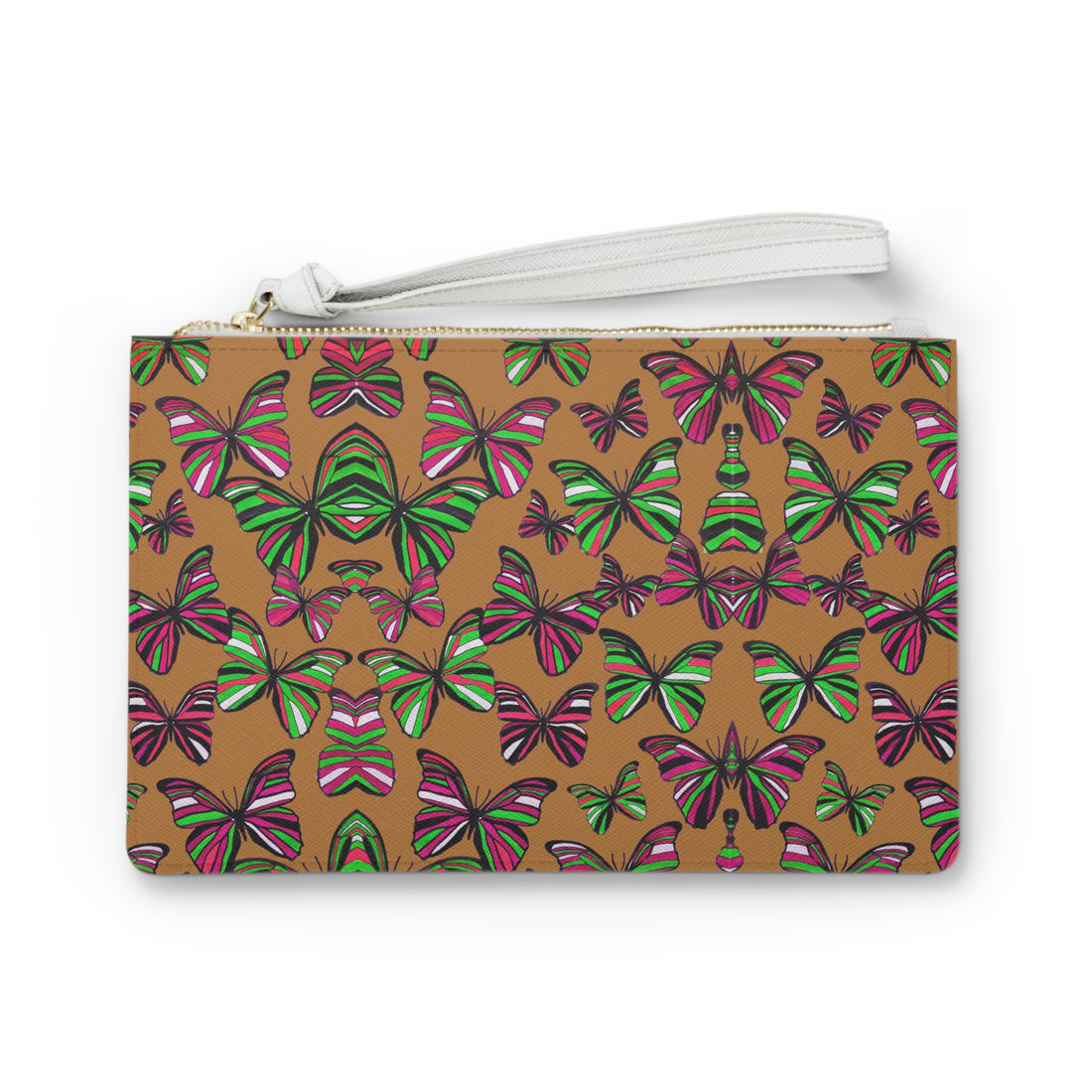 Tussock Butterfly Print Clutch Bag