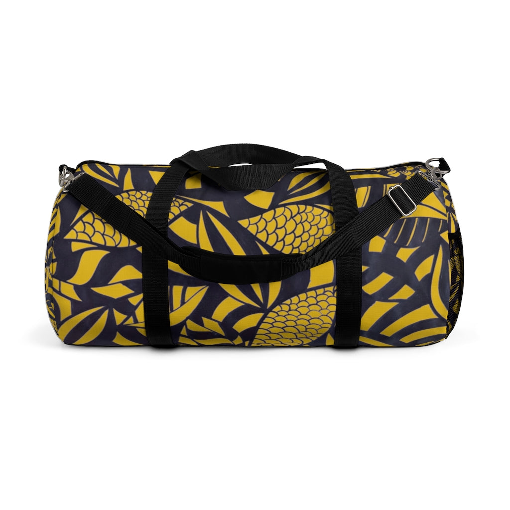Tropical Minimalist Yellow Duffel Bag