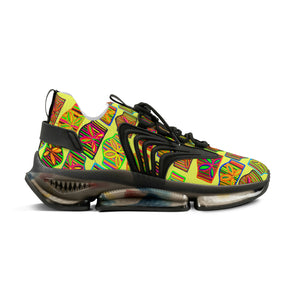 Canary Deco Print OTT Men's Mesh Knit Sneakers