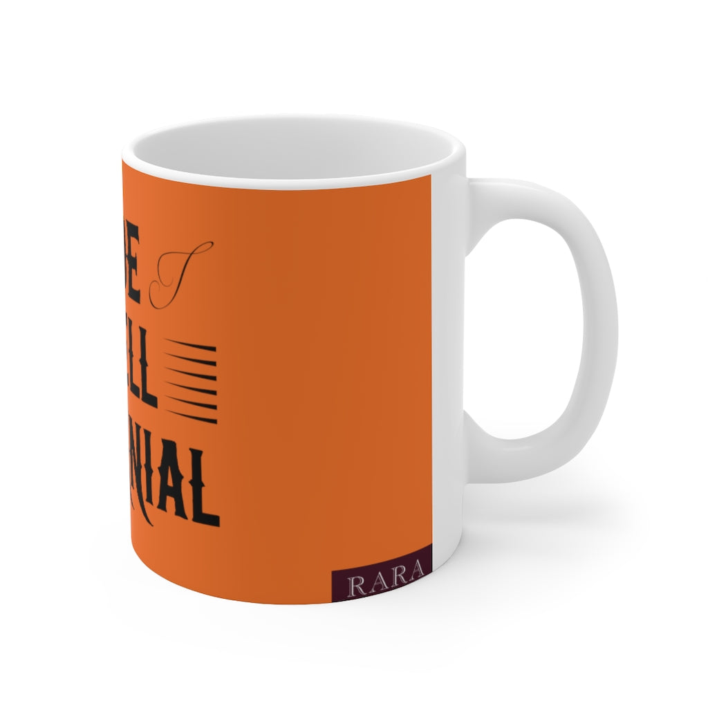 Millennial Orange Ceramic Mug 11oz