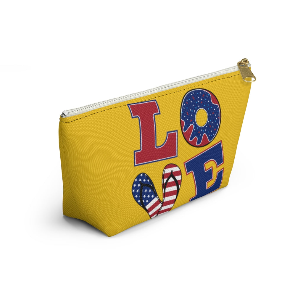 Love Yellow Accessory Pouch