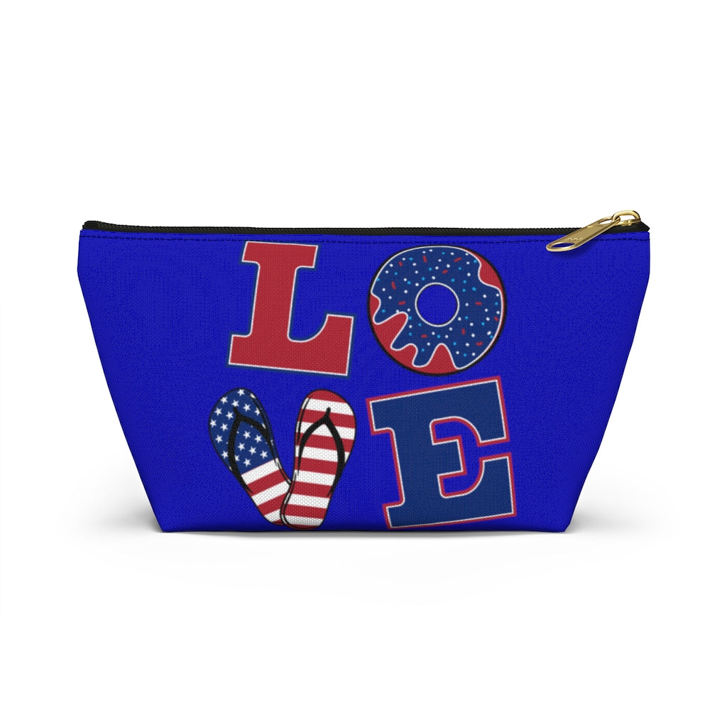 Love Blue Accessory Pouch