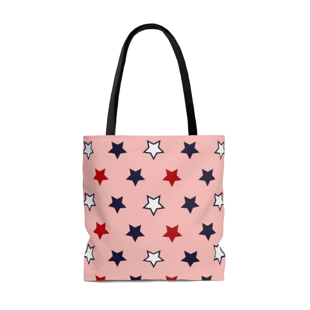 AOP Star Girl Blush Tote Bag