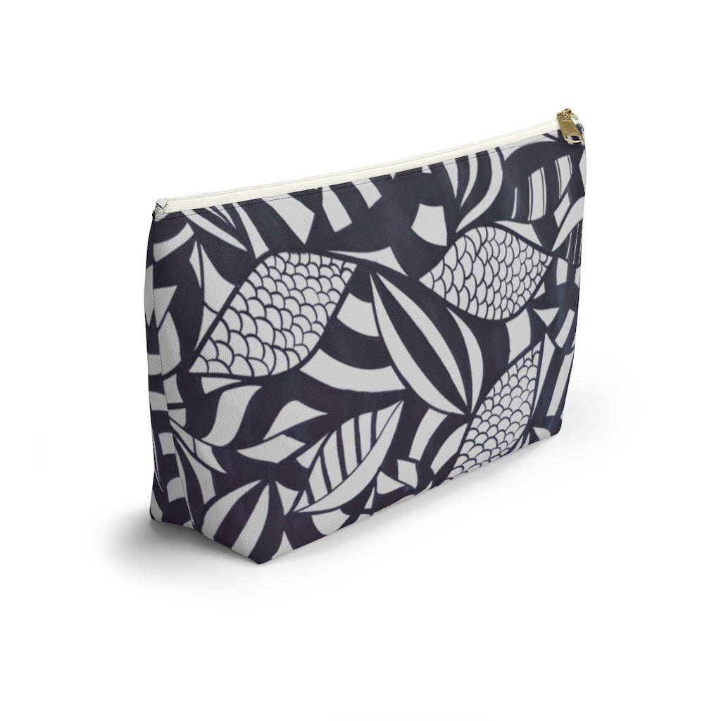 Slate Tropical Minimalist Accessory Pouch