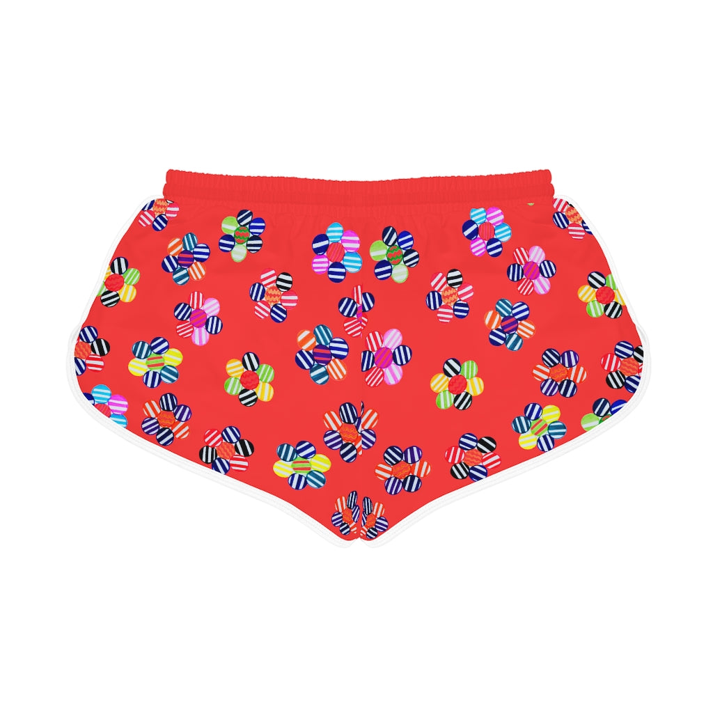 Vermillion Candy Florals Relaxed Shorts