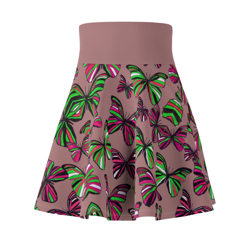 Butterflies Cider Skater Skirt