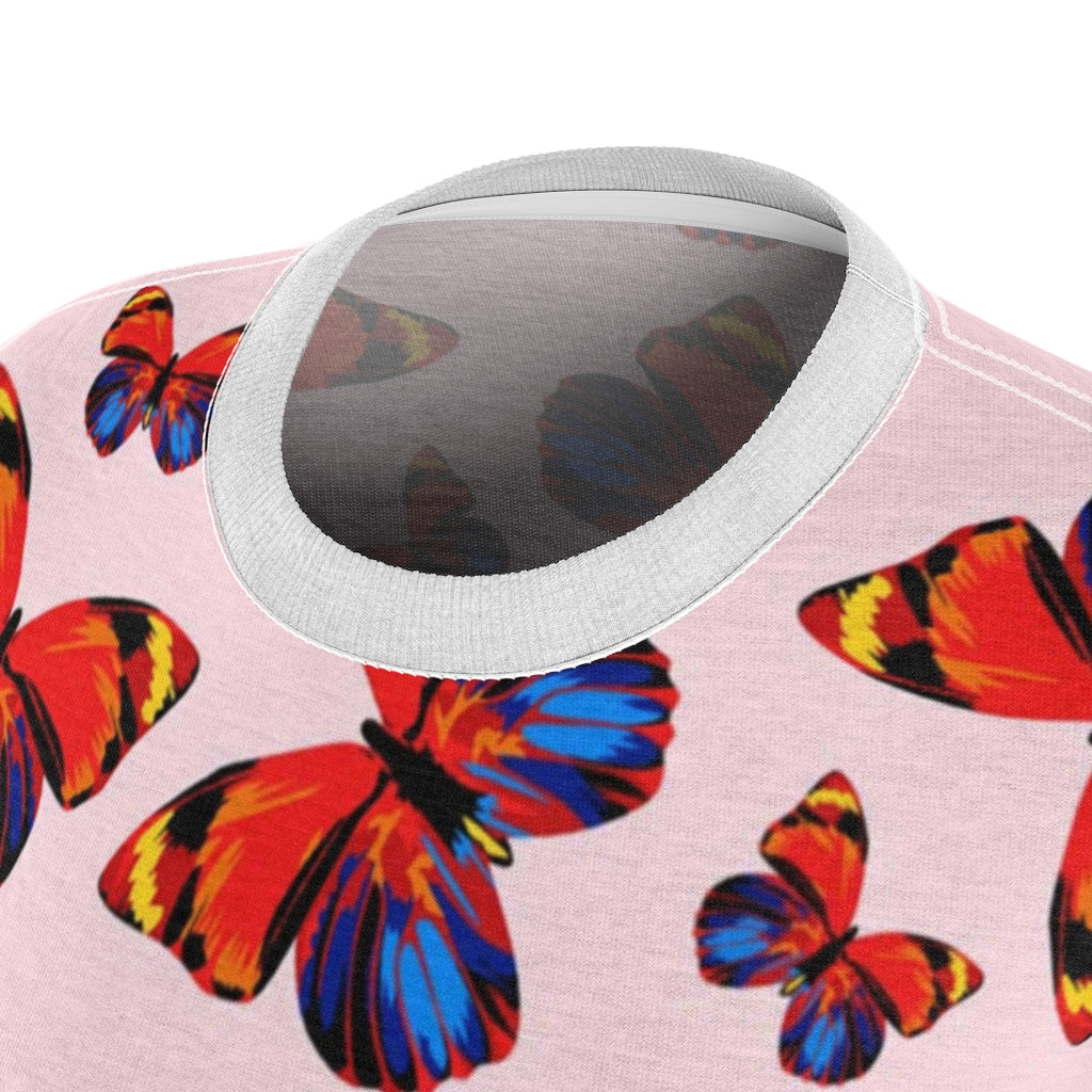 Tangerine Butterflies AOP T-Shirt