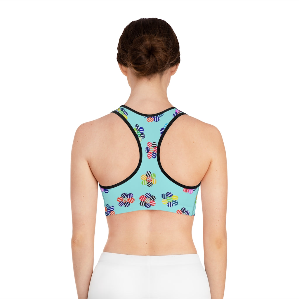 Icy Candy Florals (AOP) Sports Bra