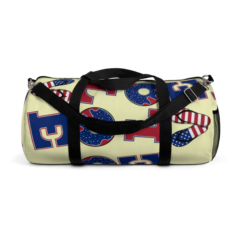 American Love Cream Duffel Bag