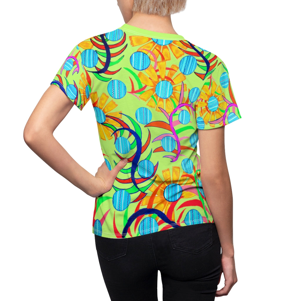 Sunflower AOP Lime T-shirt