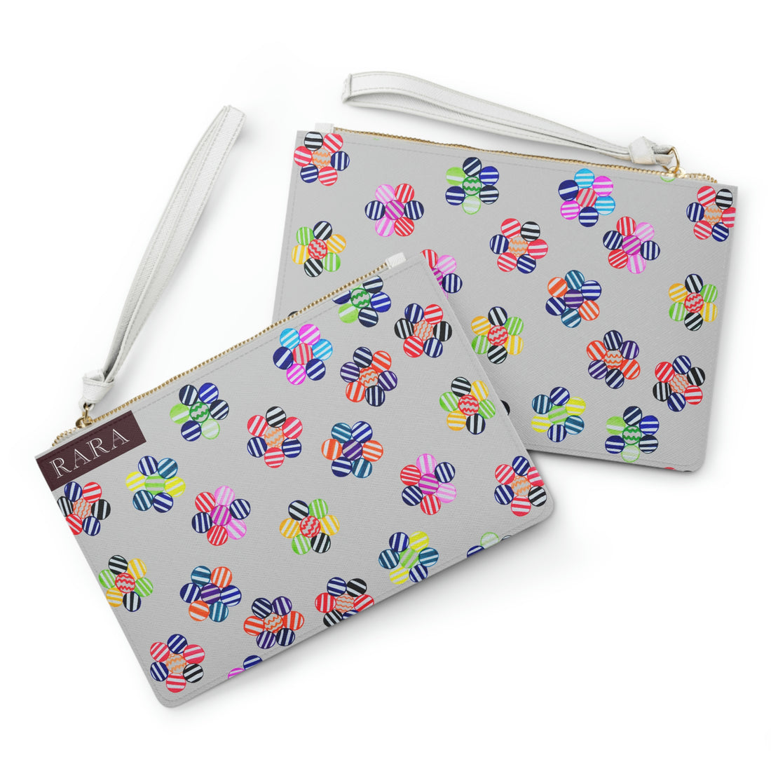 Slate Candy Florals Clutch Bag