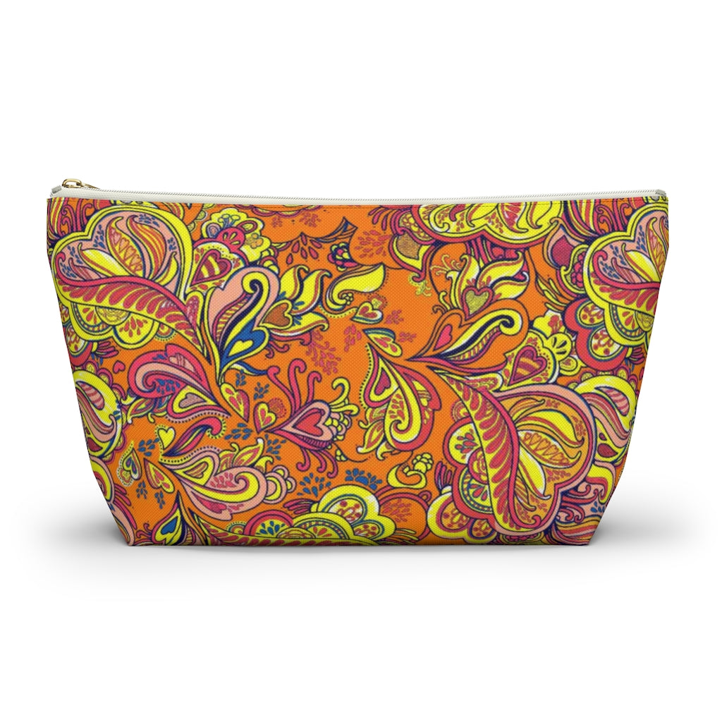 Paisley Hearts Accessory Pouch