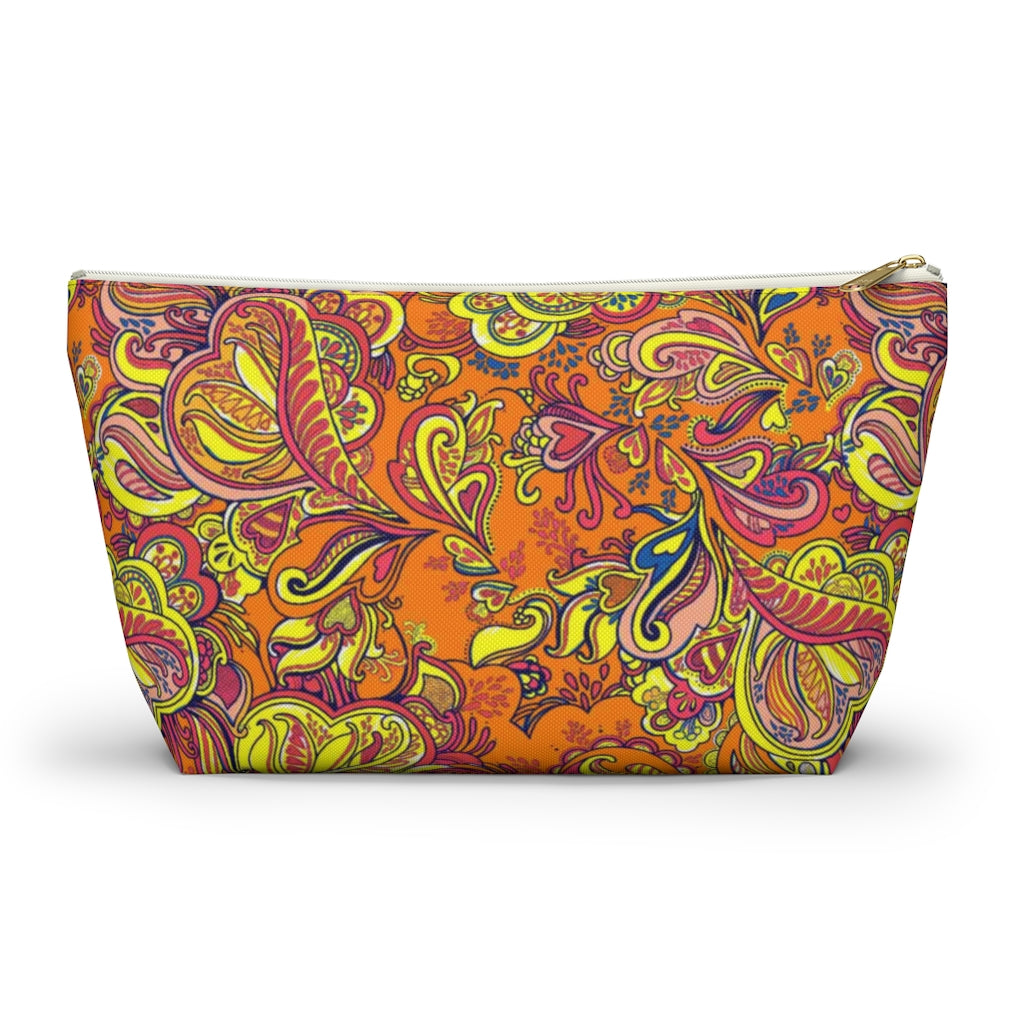 Paisley Hearts Accessory Pouch