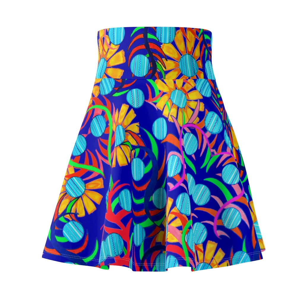 Sunflower Electric Blue Skater Skirt