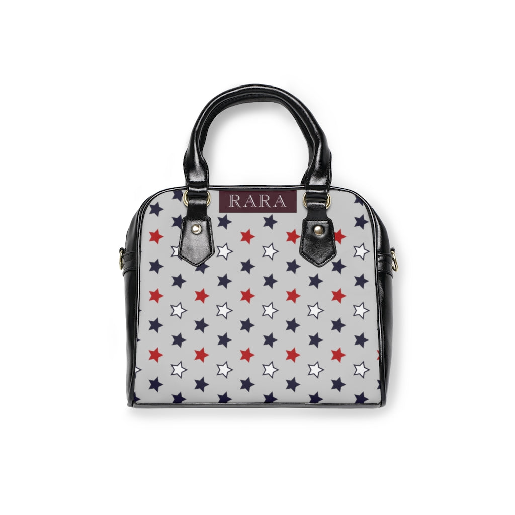 slate star print handbag