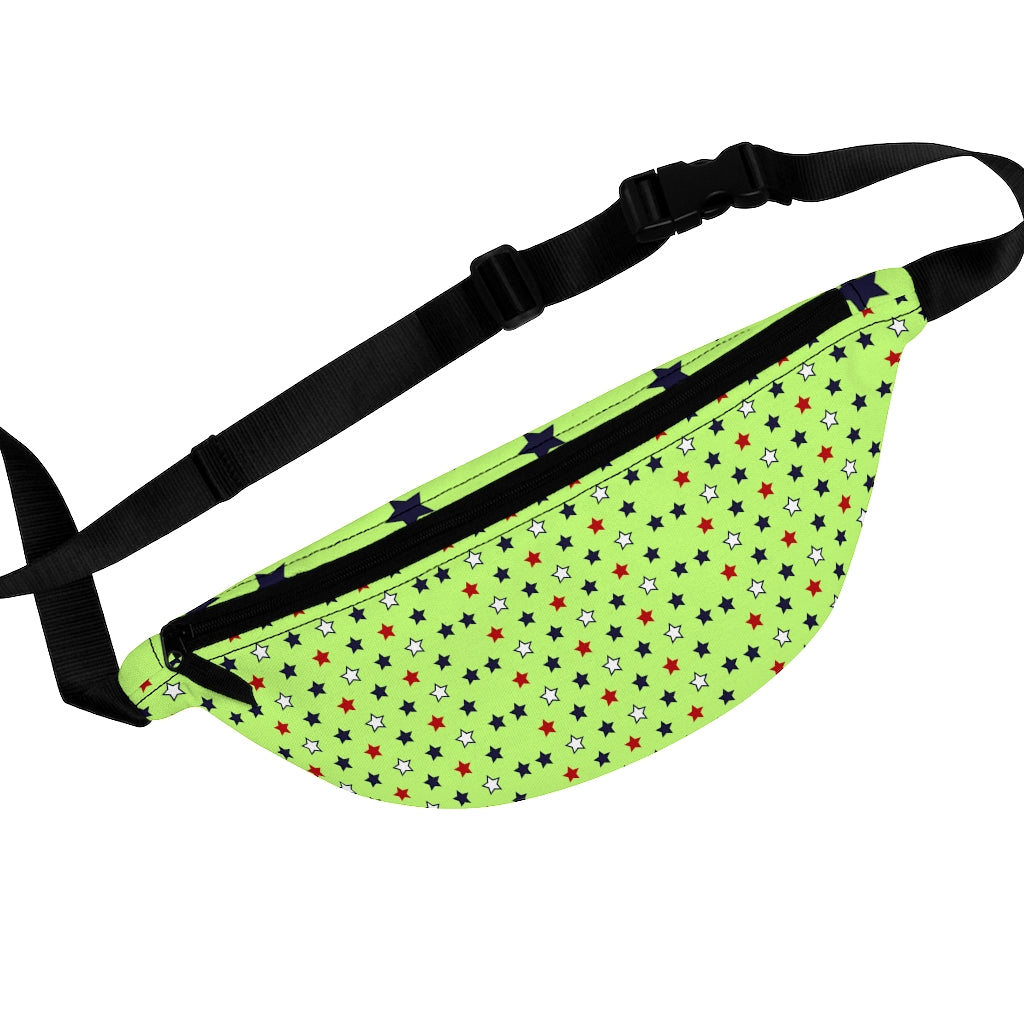 Star Studded Lime Fanny Pack