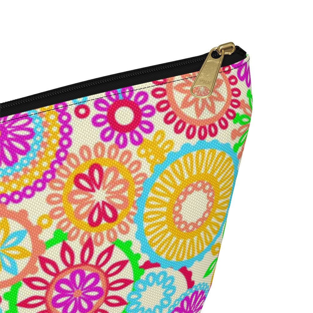 The 70's Vibe Lemon Accessory Pouch