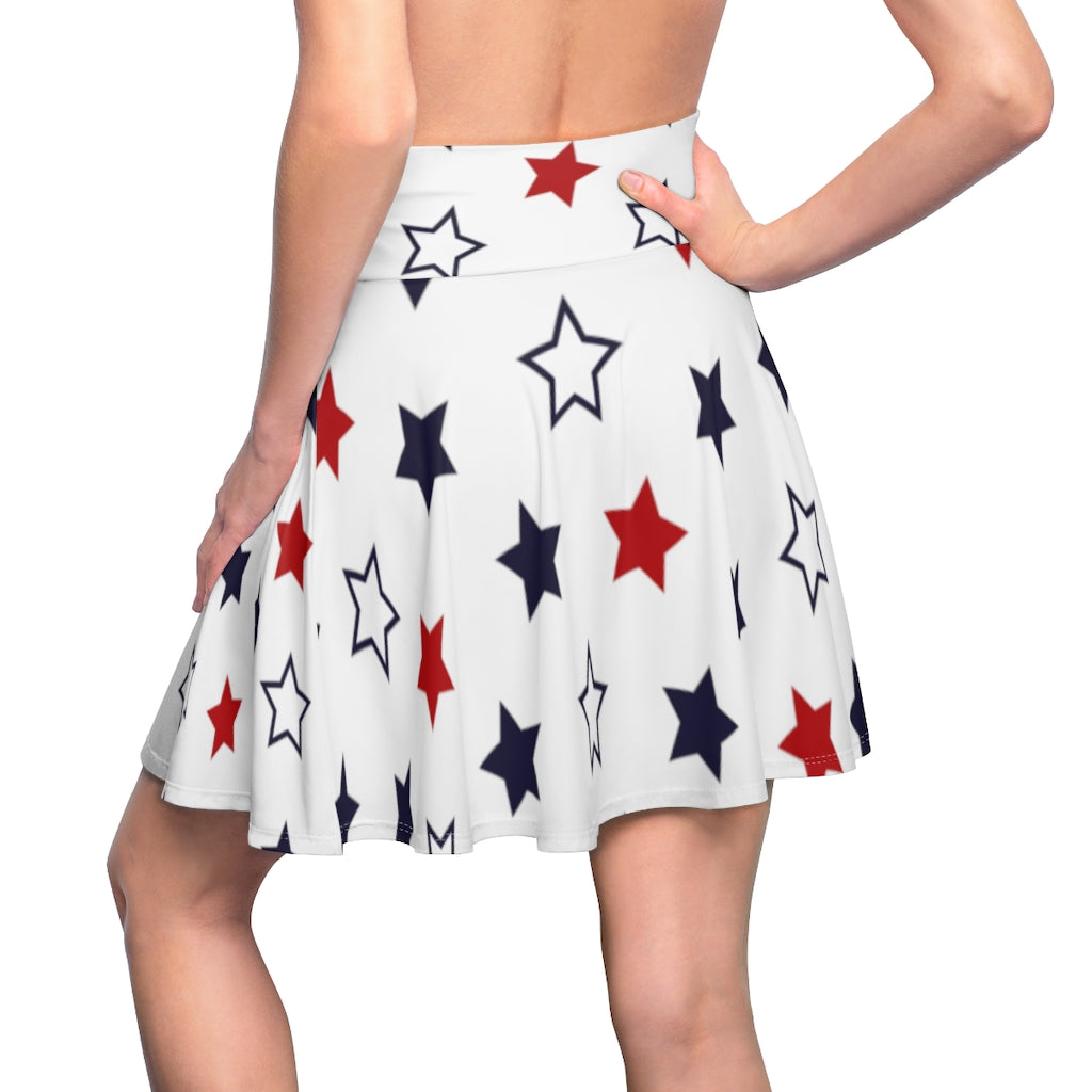 Stargirl White Skater Skirt